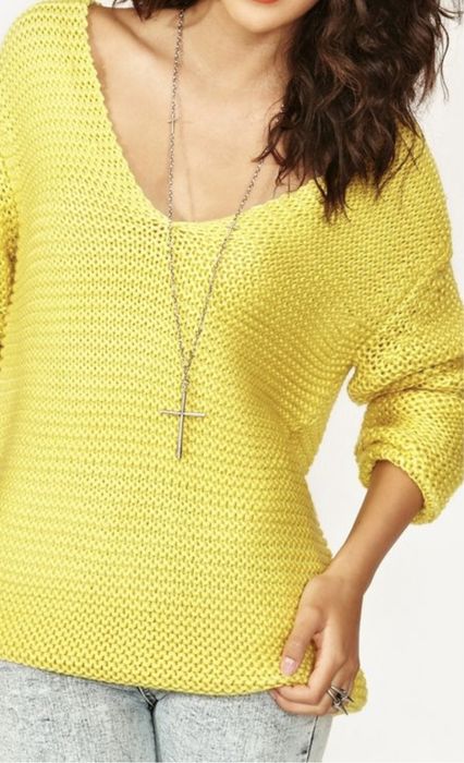 Жовтий джемпер кофта кардиган