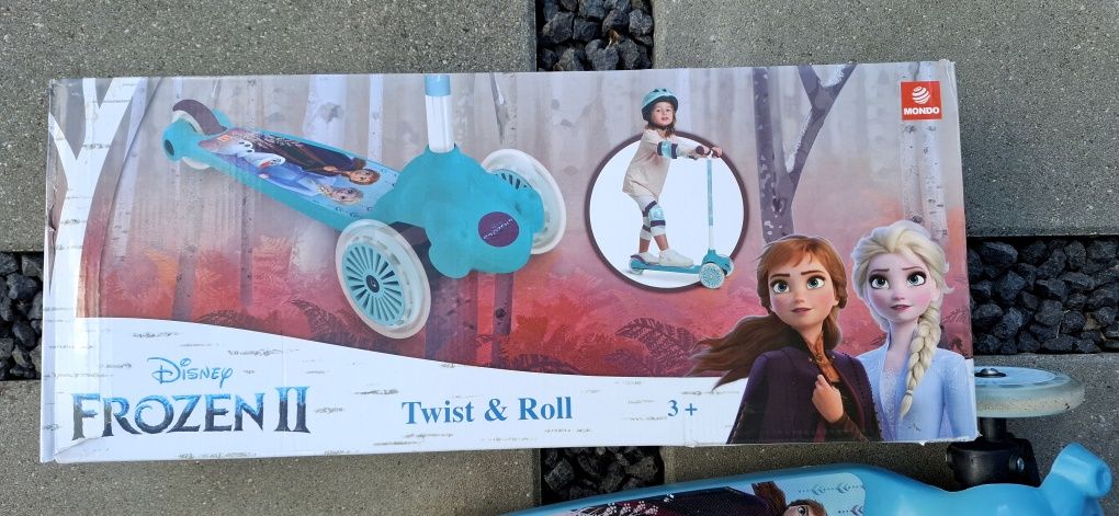 Mondo, hulajnoga trójkołowa balansowa Twist Roll Frozen Kraina Lodu