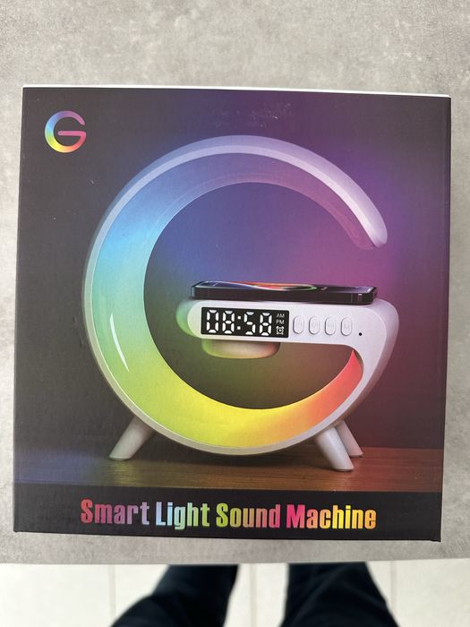 Coluna de som com luz inteligente