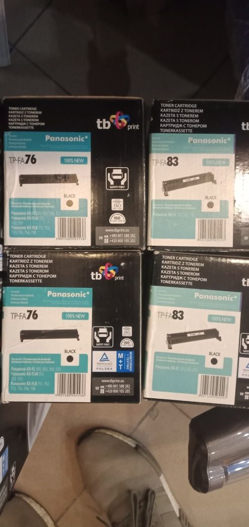 Tonery tusze  HP Panasonic Canon Epson
