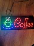 Tablica reklamowa Led (napis Coffee)