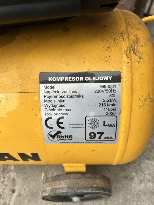 Kompresor 50l 1 T Huragan