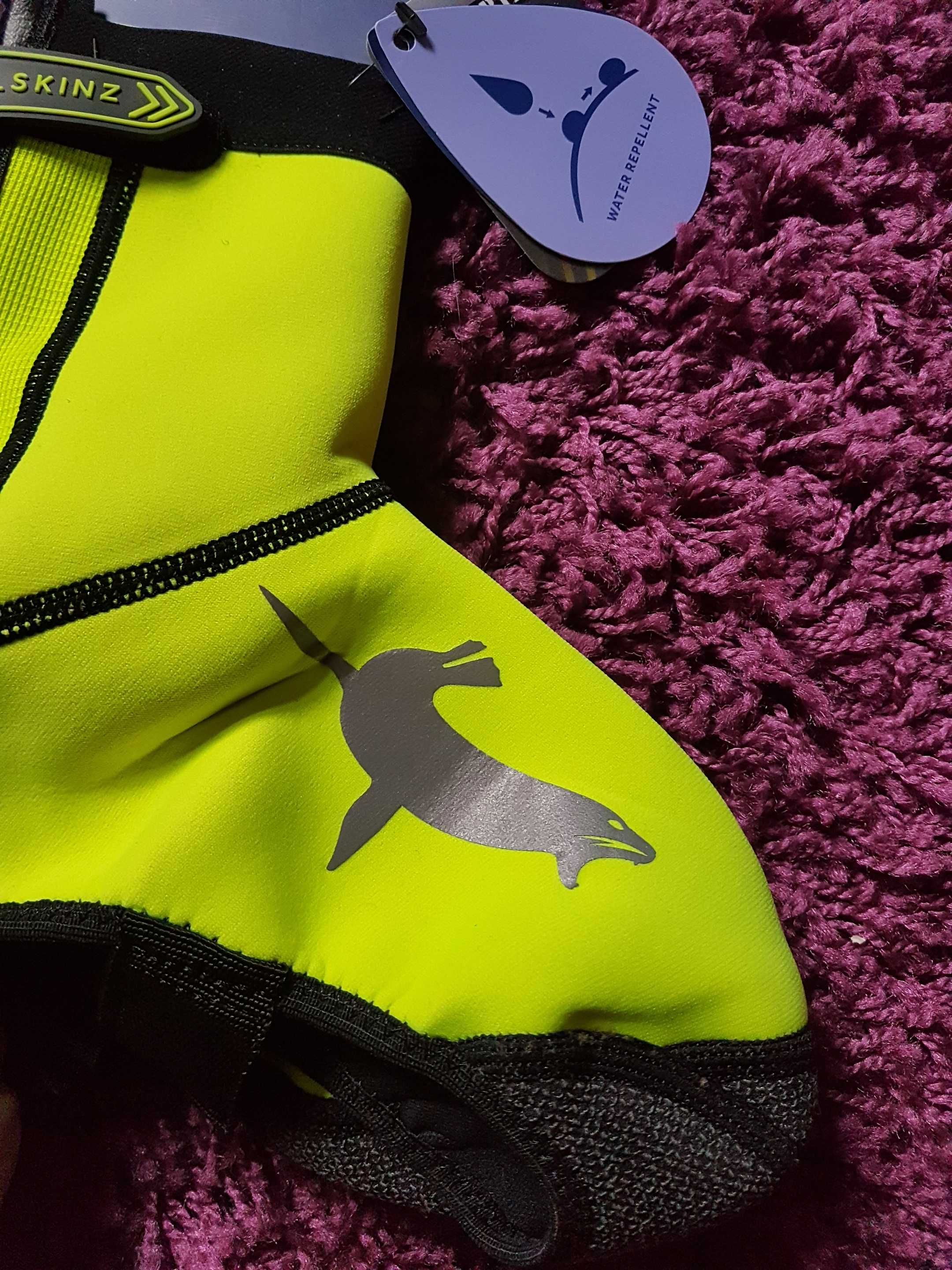 Ochraniacze neoprenowe rowerowe na buty 36 - 38 wodoodporne