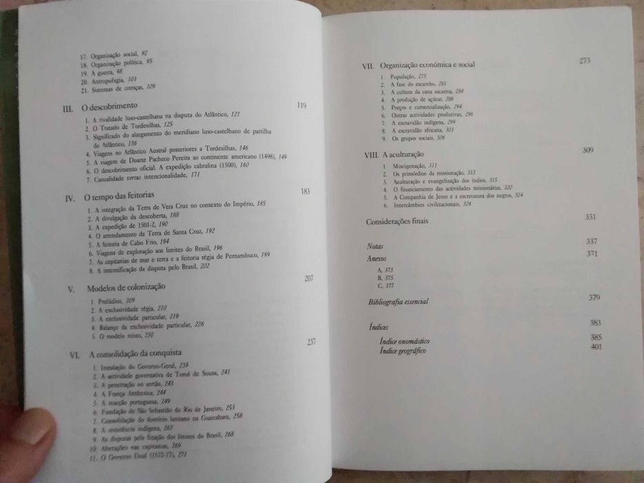 A Construção do Brasil -Do Início do Povoamento a Finais de Quinhentos