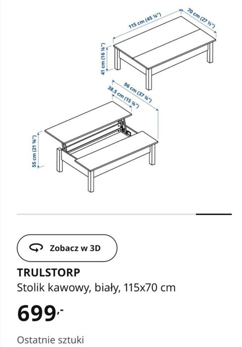 Stolik kawowy / stół