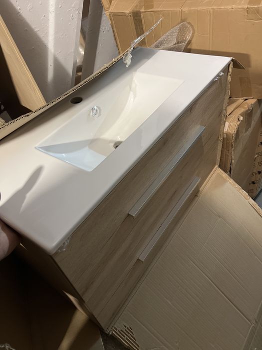 Movel Casa Banho com Lavatorio Suspenso 80x37