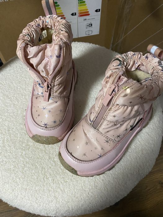 Зимние сапожки на девочку 25 размер