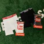 Труси-боксери SUPREME Hanes Boxer Briefs Білий, Чорний – (S, M, L)