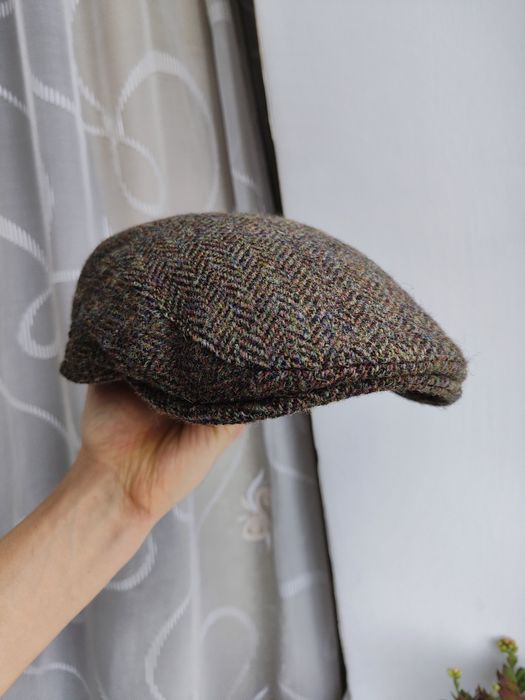 Шерстяна кепка жиганка Harris Tweed М хулиганка кашкет картуз фуражка