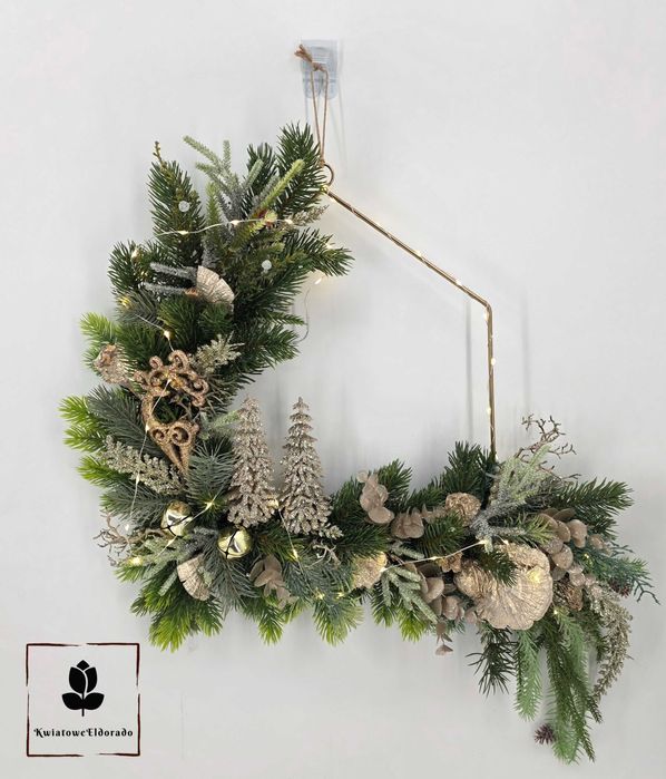 Wianek świąteczny na drzwi, ścianę