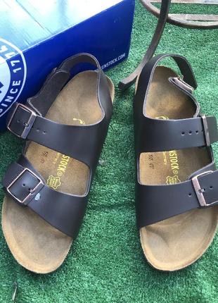 босоножки birkenstock milano natural leather 40  рр