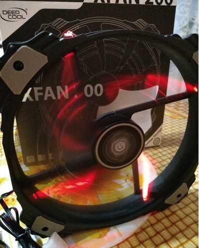 Вентилятор для корпуса 200mm DeepCool XFAN200RD XFAN200BL