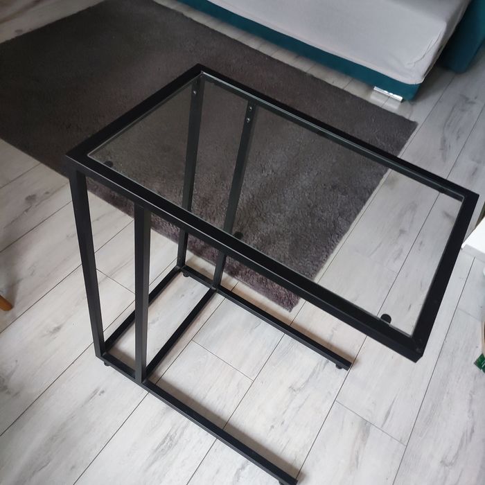 Stolik IKEA pod laptopa szyba nowoczesny