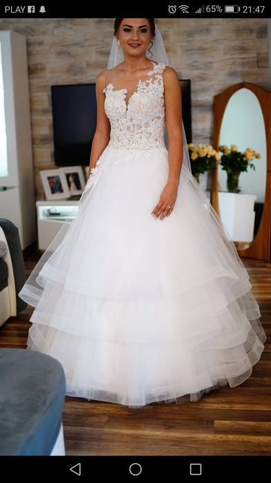 Suknia ślubna księżniczka 36-38