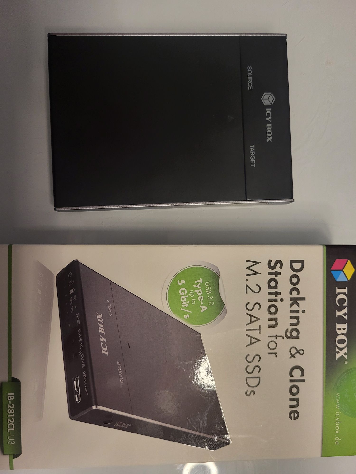 Stacja dokująca klonująca SSD Icy Box IB-2812CL-U3