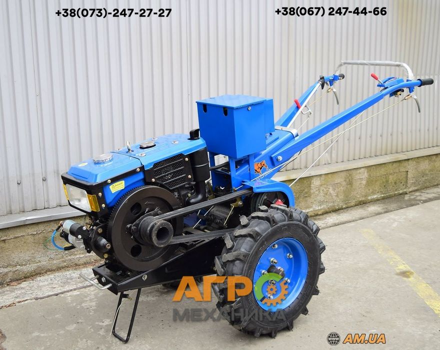 Мотоблок Зубр JR-Q79Е ПЛЮС (10 к.с. дизель)! Фреза 100 см + стартер!