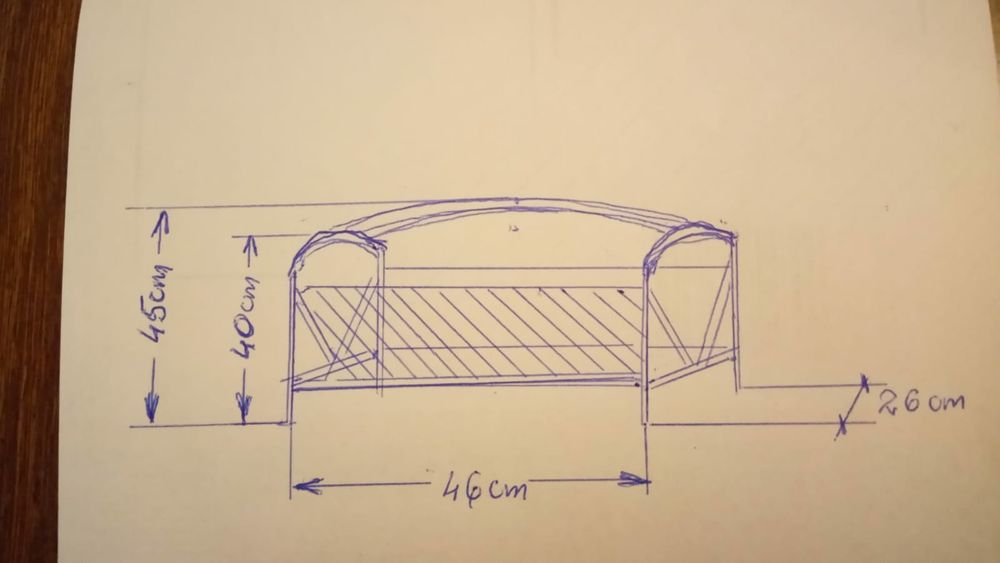 Gazetownik rattanowy