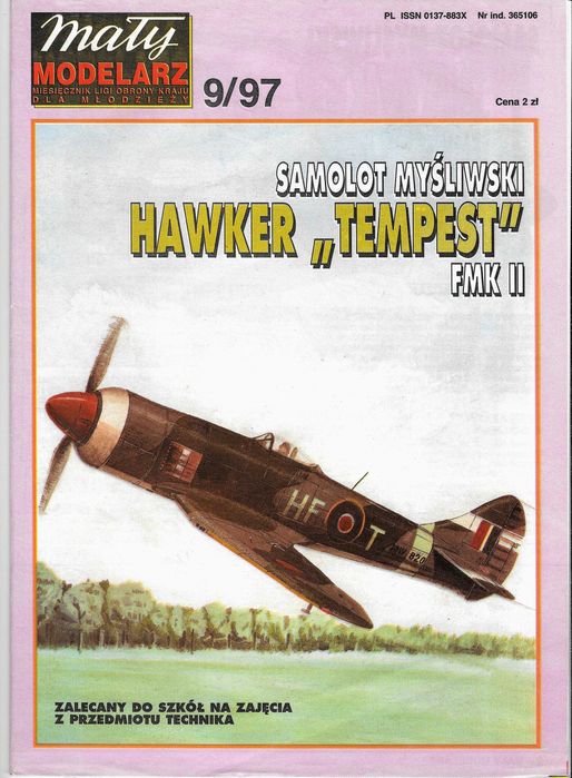 Mały Modelarz 9 1997 TEMPEST model 1:33