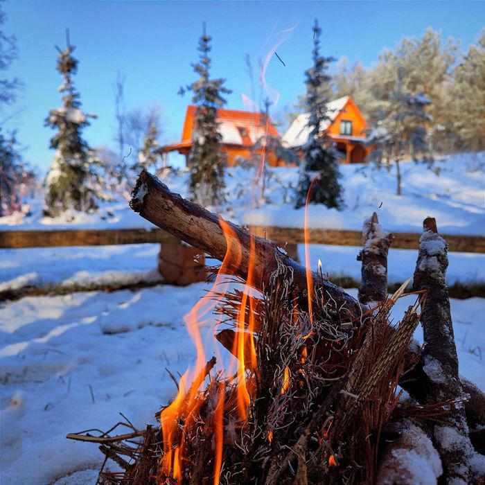 Sylwester i Święta nad jeziorem! Mazury ognisko grill lasy cisza azyl