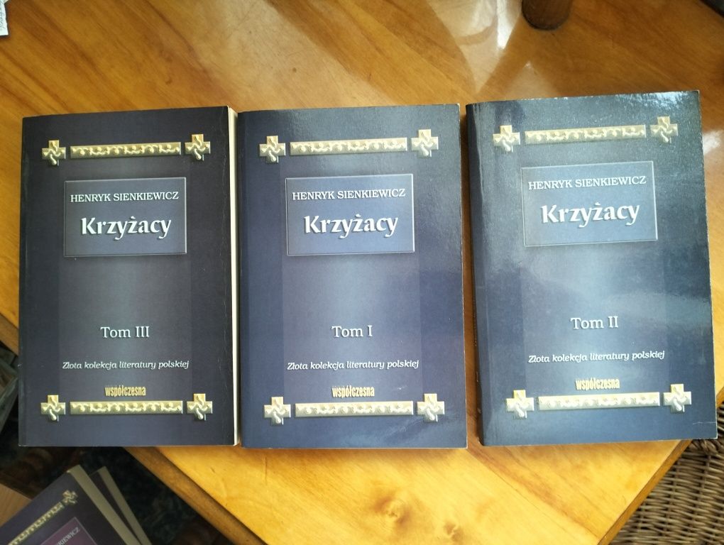Krzyżacy - Henryk Sienkiewicz, trzy tomy
