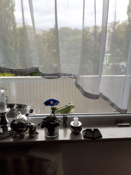 Gotowa firanka dekoracyjna na tasmie