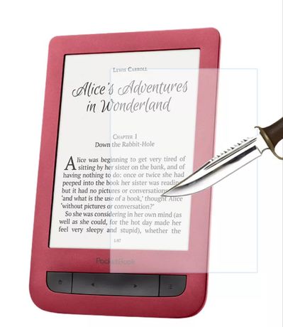 Защитное стекло электронной книги PocketBook 6" все модели 122х90мм