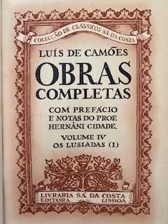 Luís de Camões - Obras Completas, Volumes IV e V (Os Lusíadas) de 1957