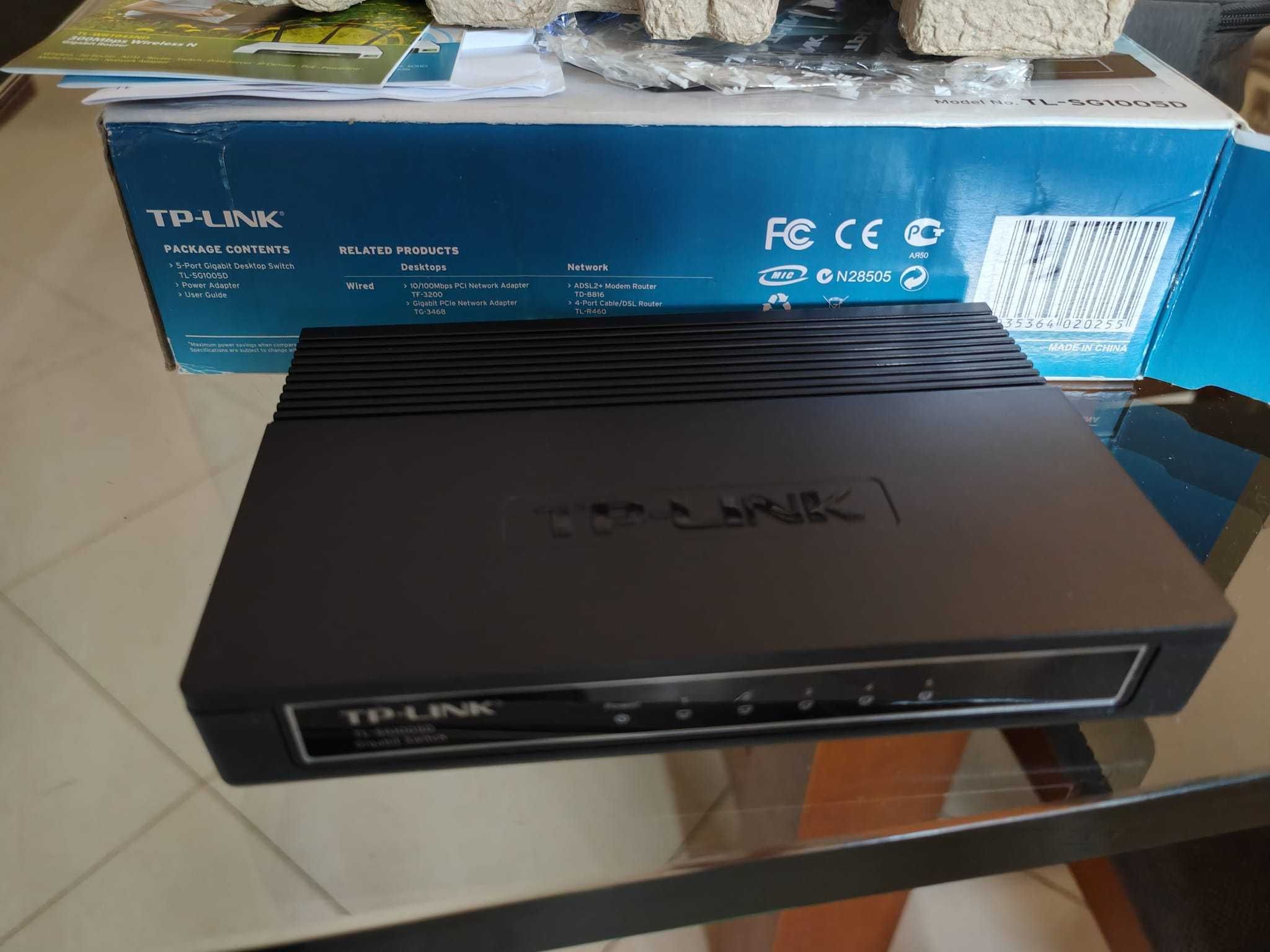 Tp-link switch 5 portas gigabit novo