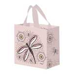 torba na zakupy 10l 25x15x27 ważka 1szt pudrow róż