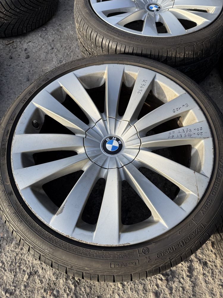 Komplet kół letnich 5x120 Bmw 7 styling 253 275/35/20 goodyear