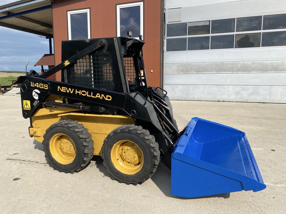 ŁADOWARKA NEW HOLLAND LX465 Z ŁYŻKĄ 4X4 Bobcat Schaffer Wiedemann atla