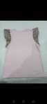 Camisola rosa com pormenor nas mangas S/M