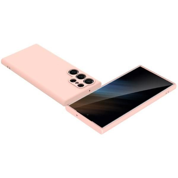 Beline Etui Silicone Samsung S23 UltraS918 różowo-złoty/rose gold