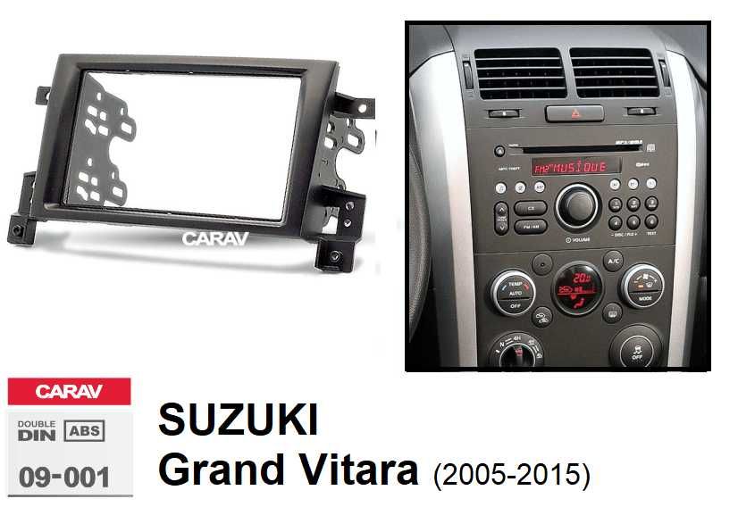 (NOVO) Rádio 2DIN • Suzuki GRAND VITARA (1998 a 2015) • Android 4+32GB