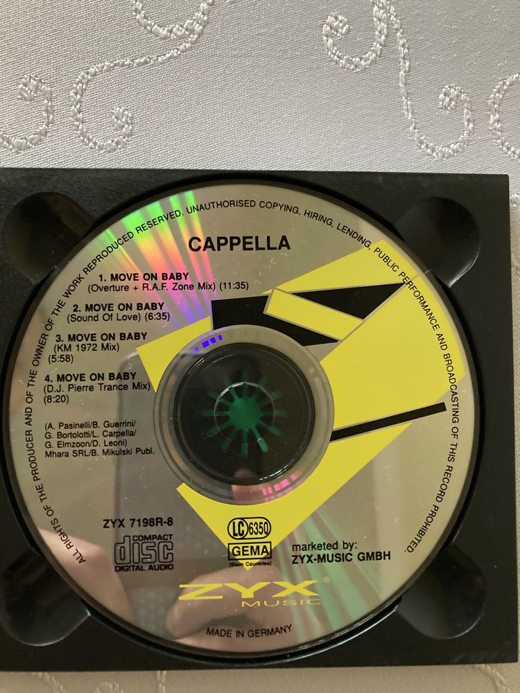 Płyta CD Cappela Move On Baby Special Club Remixes Klasyka Lata 90