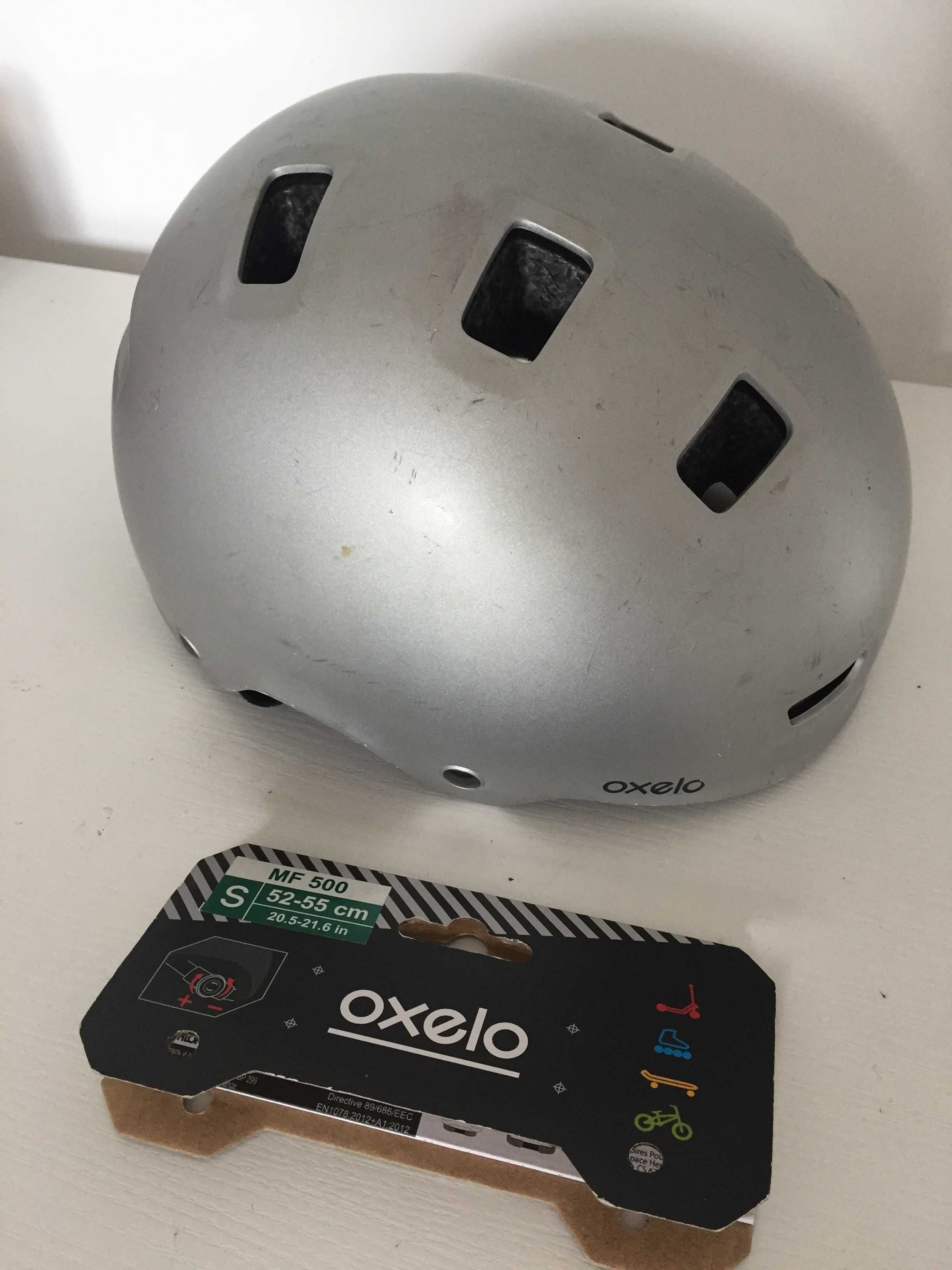Kask rowerowy Oxelo rozm. 52-55cm