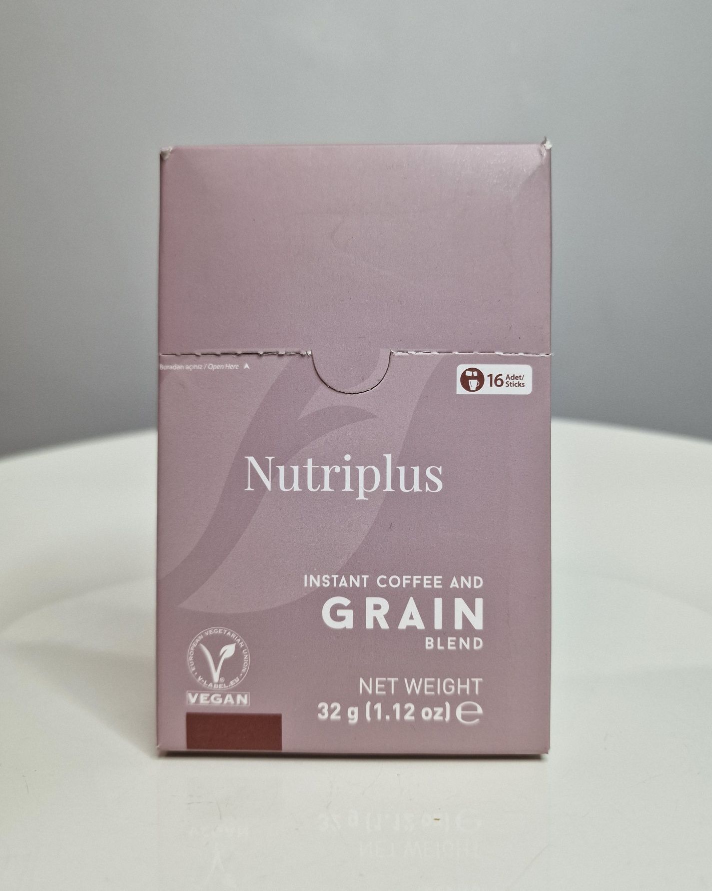Turecka Kawa Zbożowa Instant Nutriplus NutriCoffee Wit: E+B1