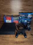 Playstation 4 Slim 1TB + pad + 23 gry pudełkowe + podstawka + kable
