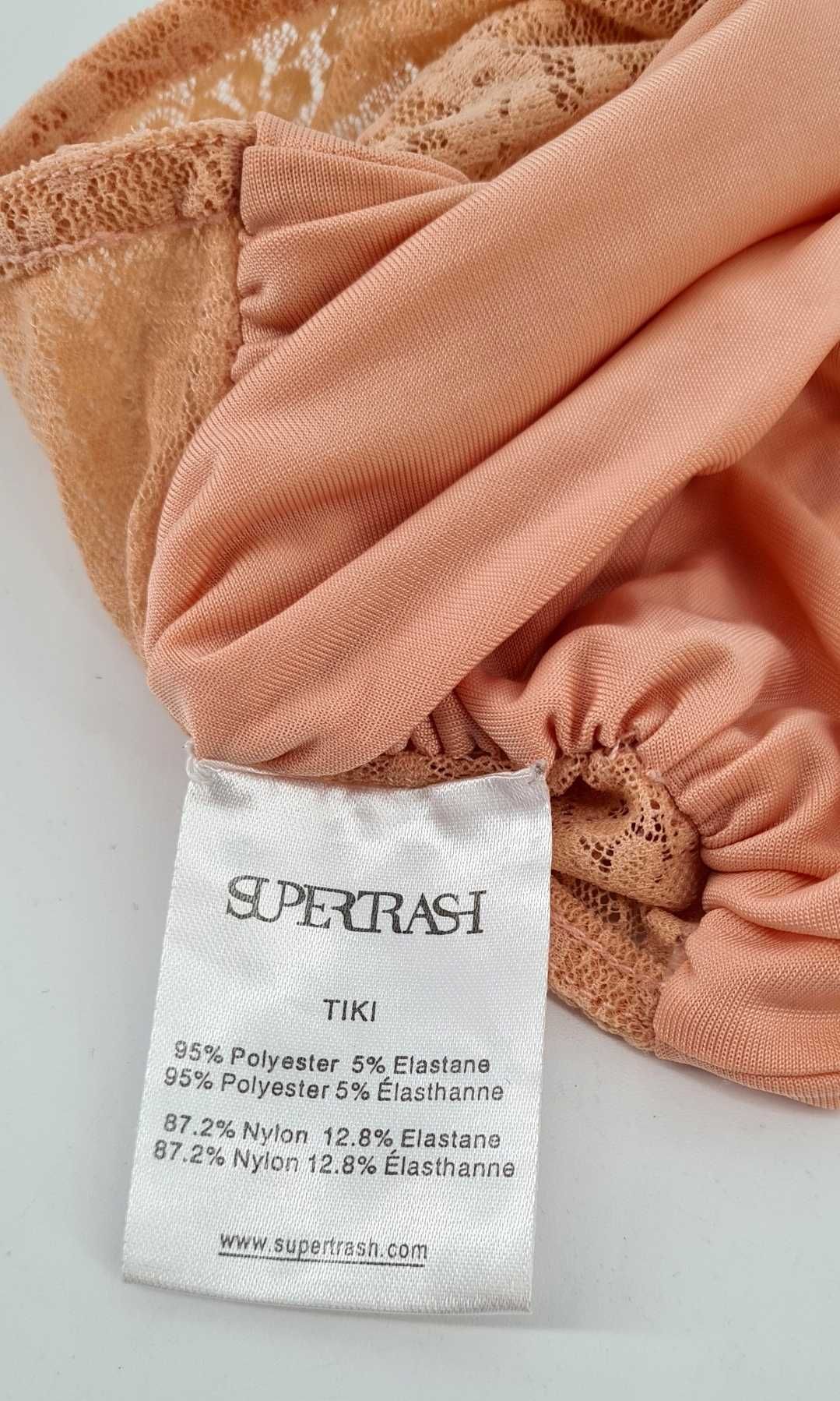 Top bandeau SUPERTRASH M/L miękki stanik bez ramiączek koronka