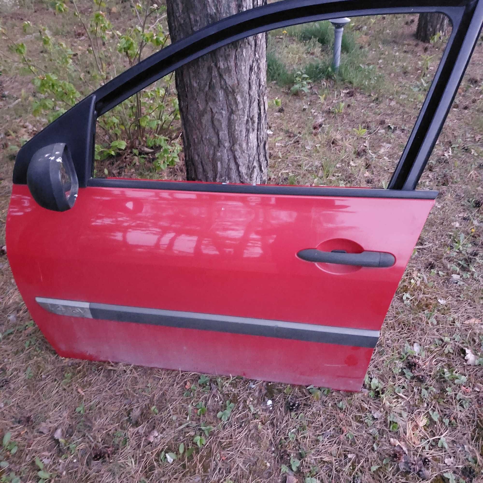 Drzwi megane 2 szyba lusterko