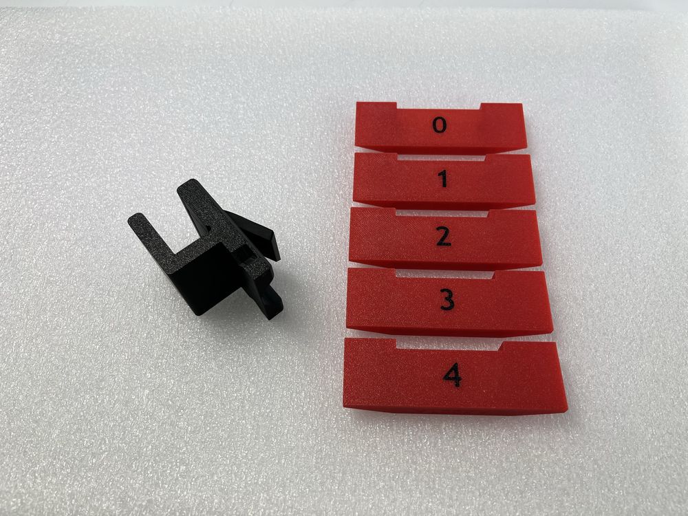 Szablon przyrząd do montażu frontów meblowych 18mm/0-4mm, trzecia ręka