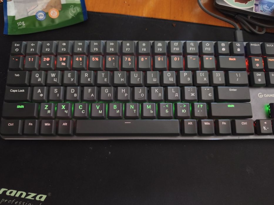 Клавіатура механічна дротова GamePro MK145R Red Swich Low Profile 100%