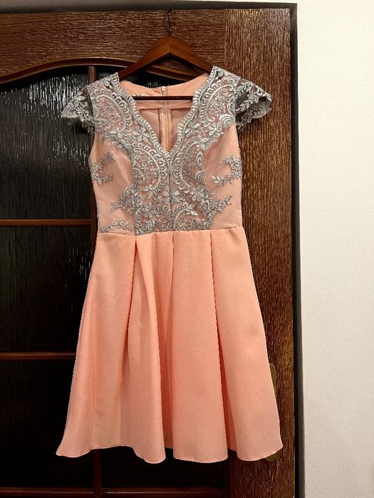 Плаття вечірне сукня міді сітка кружево