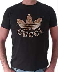 Gucci Adidas T-shirt Koszulka Czarna r.S,M,L,XXL