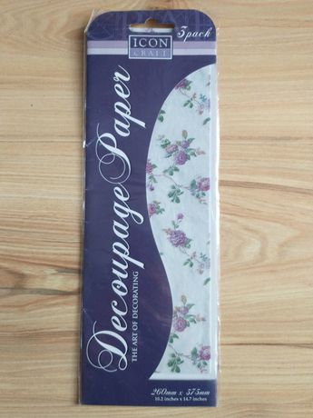 Icon Craft papier do decoupage floral vintage retro