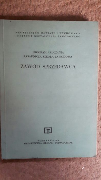 Zawód sprzedawca program nauczania ZSZ