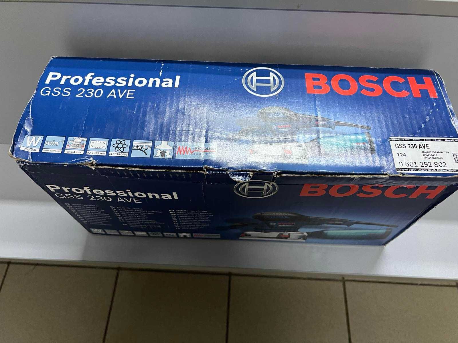 Вибрационная шлифмашина Bosch GSS 230 AVE Professional 0601292802