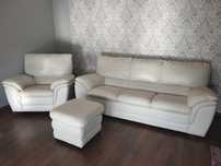 Sofa z naturalnej skóry
