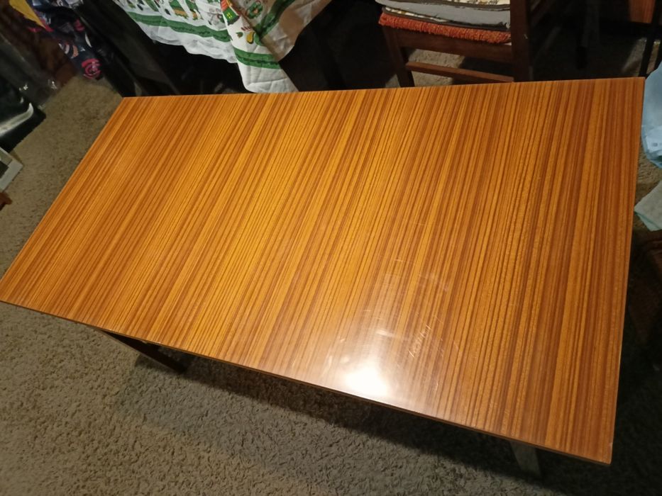 Promocja!!! = Stara ława drewniana 60x120x55 na wysoki połysk = zadban