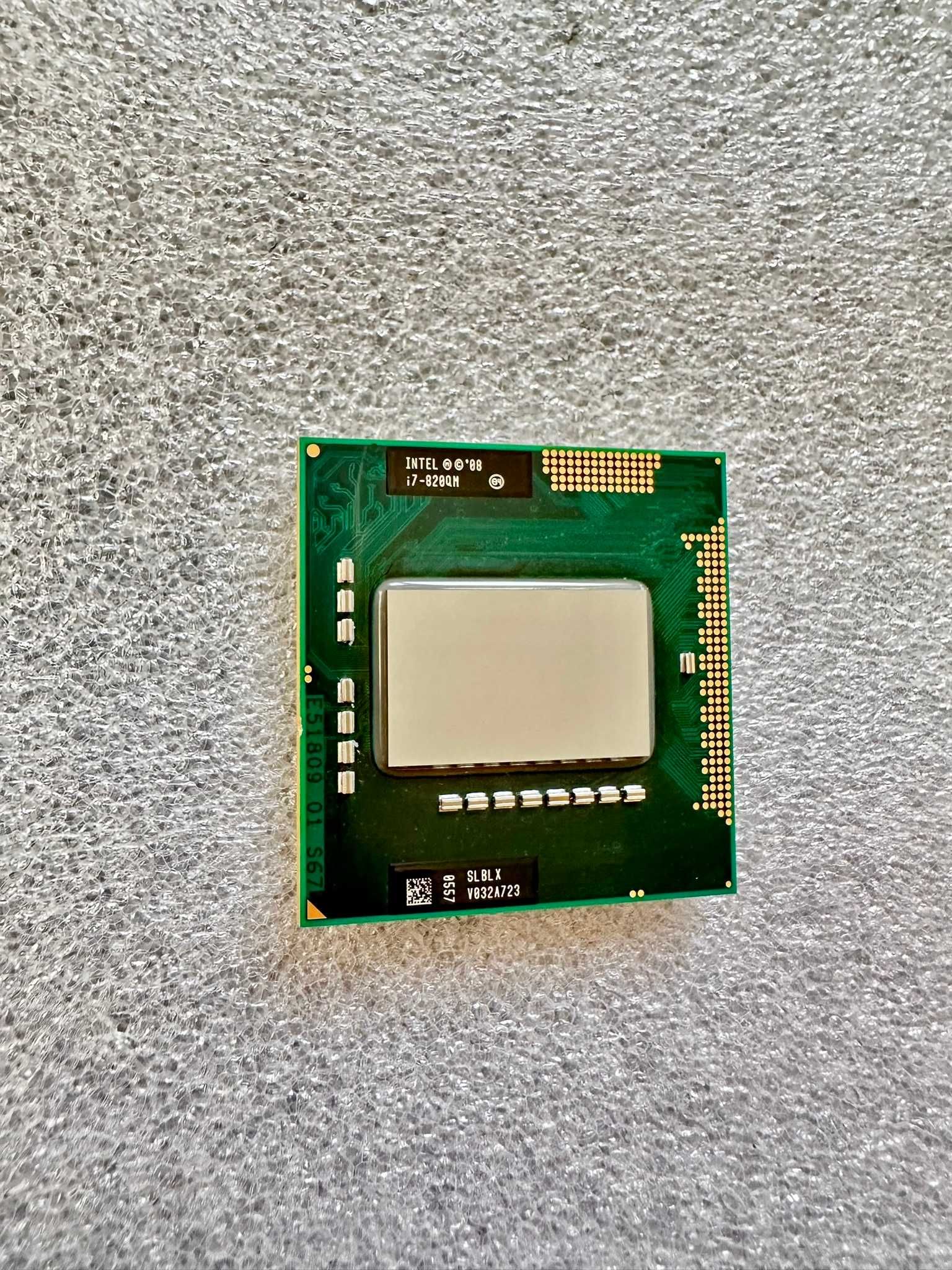 Процесор i7-820qm Гарантія+Термопаста intel core для ноутбука